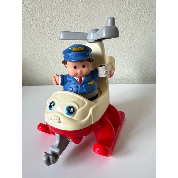 Fisher-Price Little People Helicopter 2001 with Figure 1997 - Picture 1 of 5